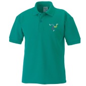 Henry Bloom Noble - Embroidered Polo - Winter Emerald